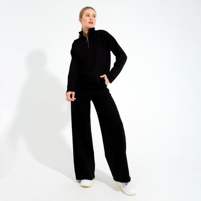 Костюм (джемпер, брюки) MINAKU: Casual Collection цвет чёрный, размер 42