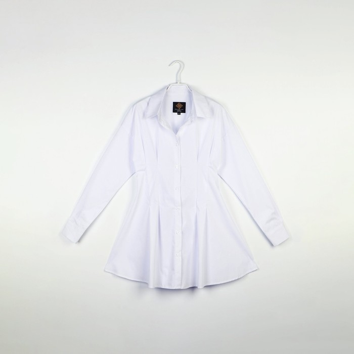 Платье-рубашка SL, 40, белый - фото 1927816645