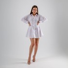 Платье-рубашка SL, 46, белый - Фото 1