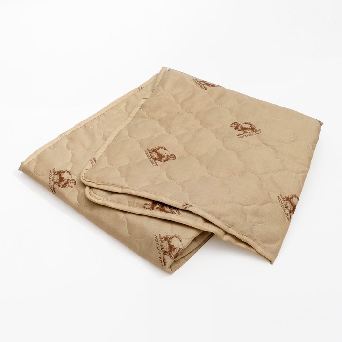 Наматрасник Адамас "Овечья шерсть", размер 120х200 см, полиэстер, пакет - Фото 1