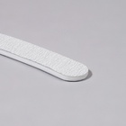 Пилка для ногтей, бумеранг, 180/200 грит, 18 см, серая - Фото 2