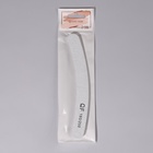 Пилка для ногтей, бумеранг, 180/200 грит, 18 см, серая - Фото 3