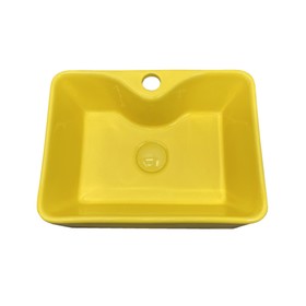 

Раковина детская Comforty 7291Y, с донным клапаном, жёлтая