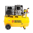 Компрессор воздушный Denzel BCI2300/50, 230 В, 2.3 кВт, 400 л/мин, поршневой ременный - Фото 5