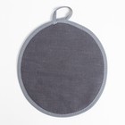 Кухонный набор (2 предмета) «Лучший муж», полотенце 35×60 см, прихватка 20×20 см - Фото 3