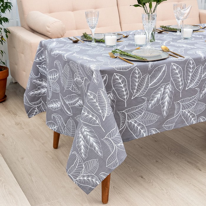 Скатерть «Этель» Ease, 149×250 см, 100% хлопок, репс 210 г/м² - Фото 1