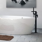 Смеситель для ванны WasserKraft Elbe 7421, однорычажный, напольный, излив 225 мм, черный - Фото 2