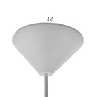 Светильник BayerLux  Колпак "Рочелл" 1 лампа E27 40Вт белый-розовый  д.350 2492582 - фото 24739592