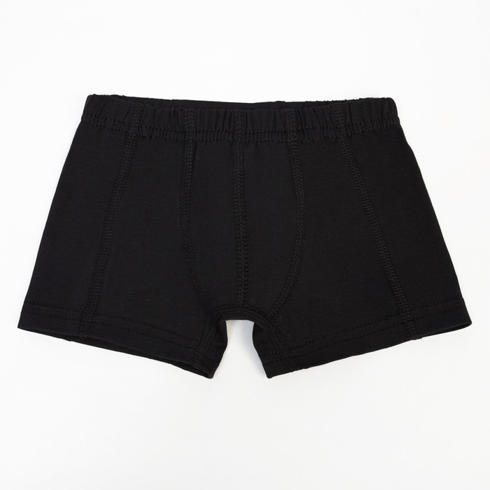 Трусы боксеры для мальчика MINAKU, чёрные, рост 110-116 см - Фото 1