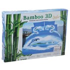 Постельное бельё "Этель Bamboo 3D" 2.0 сп Регата 180*210 см 220*240 см 50*70 + 5 см - 2 шт. - Фото 4