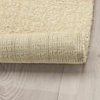 Ковер ЛАНГСТЕД, короткий ворс, 195х133 см, цвет бежевый - Фото 2