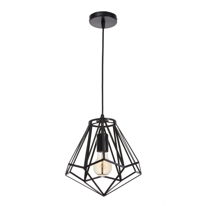 Светильник BayerLux 69952/1 E27 40 Вт черный 25×25×25-125 см