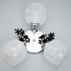 Люстра 1187/3 E27 40Вт хром-черный 30х30х20 см BayerLux - фото 21452785