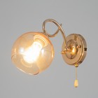 Бра 1571/1 E27 40Вт золото 25х14х18 см - фото 21452813