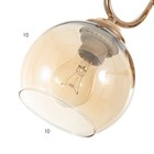 Бра 1571/1 E27 40Вт золото 25х14х18 см - фото 21452816