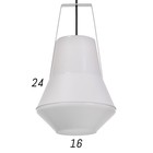 Светильник BayerLux 1653/1WT E27 40 Вт белый 25×26×40-135 см - Фото 4