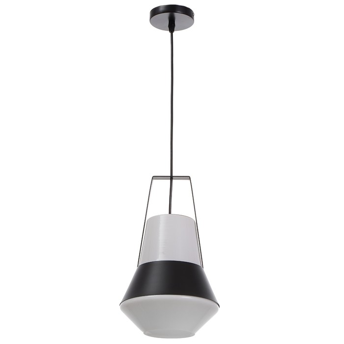 Светильник BayerLux 1653/1BK E27 40 Вт черный 25×26×40-135 см - Фото 1