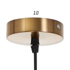 Светильник BayerLux 1654/1 E27 40Вт золото 20х20х41-141 см - фото 61881991