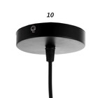 Светильник BayerLux 1657/1WT E27 40 Вт бело-золотой 12.5×12.5×22-122 см - фото 3770702