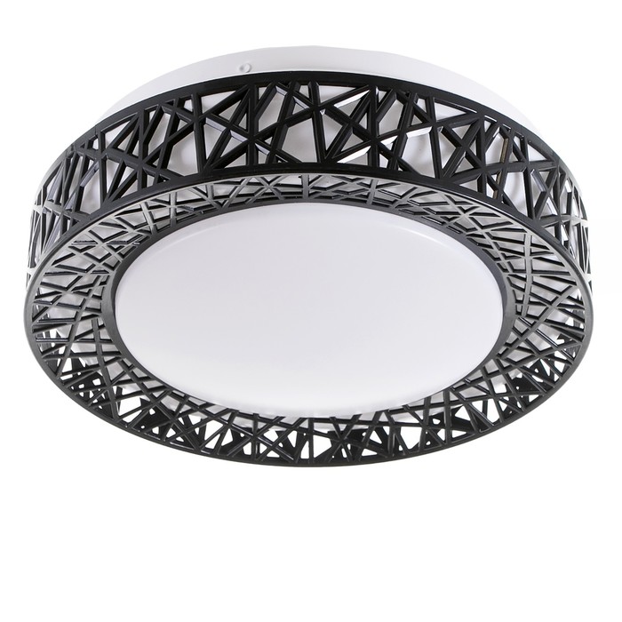 Светильник 1730/1BK LED 18Вт черный 26х26х7,5 см - Фото 1