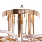 Люстра 1686/8 LED 145Вт 3000-6000К золото 73х73х23 см - Фото 5