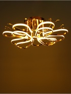 УЦЕНКА Люстра 1686/12 LED 198Вт 3000-6000К золото 74х75х24 см BayerLux - Фото 3