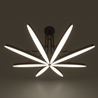Люстра с ПДУ 1692/8 LED 192Вт 3000-6000К диммер серый 118х118х45 см BayerLux - Фото 3