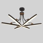 Люстра с ПДУ 1692/6 LED 168Вт 3000-6000К диммер серый 118х118х45 см BayerLux - Фото 2