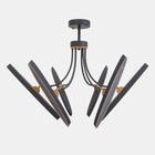 Люстра с ПДУ 1692/6 LED 168Вт 3000-6000К диммер серый 118х118х45 см BayerLux - Фото 9