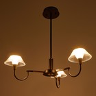 Люстра 1695/3 LED 72Вт 3000-6000К черно-золотой 65х65х26,5 см BayerLux - Фото 3