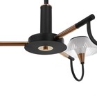 Люстра 1695/3 LED 72Вт 3000-6000К черно-золотой 65х65х26,5 см BayerLux - Фото 7