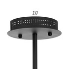 Люстра 1695/3 LED 72Вт 3000-6000К черно-золотой 65х65х26,5 см BayerLux - Фото 8