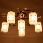 Люстра 1697/6 E27 40Вт белый 57х57х28 см BayerLux 6847662