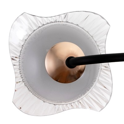 Бра 1696/1 LED 24Вт 3000-6000К черно-золотой 21х29х28 см