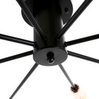 Люстра 2233/8BK E27 40 Вт черно-золотой 108×108×20 см BayerLux - фото 36646732