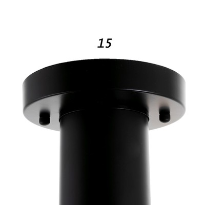 Люстра 2233/8BK E27 40 Вт черно-золотой 108×108×20 см BayerLux