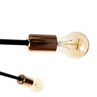 Люстра 2233/8BK E27 40 Вт черно-золотой 108×108×20 см BayerLux - фото 36646734