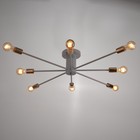 Люстра 2233/8WT E27 40 Вт бело-золотой 108×108×20 см BayerLux - фото 44756588