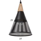 Светильник BayerLux 2234/1BK E27 40Вт черный 18х18х100 см - фото 21452935