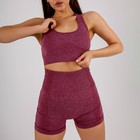 Топ женский спортивный пуш-ап, цвет розовый, SL Russian Brand, р-р S 7119238