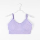 Топ женский спортивный меланж, лаванда, SL Russian Brand, р-р L - фото 40402162