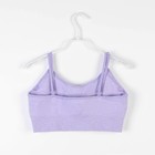 Топ женский спортивный меланж, лаванда, SL Russian Brand, р-р L - фото 40402164