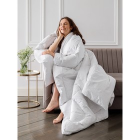 Одеяло сверхлёгкое пуховое Charlotte, размер 200х220 см, цвет серый