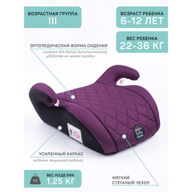 {{productViewItem.photos[photoViewList.activeNavIndex].Alt || productViewItem.photos[photoViewList.activeNavIndex].Description || 'Автокресло детское бустер AmaroBaby Easy way, группа III, цвет фиолетовый'}}