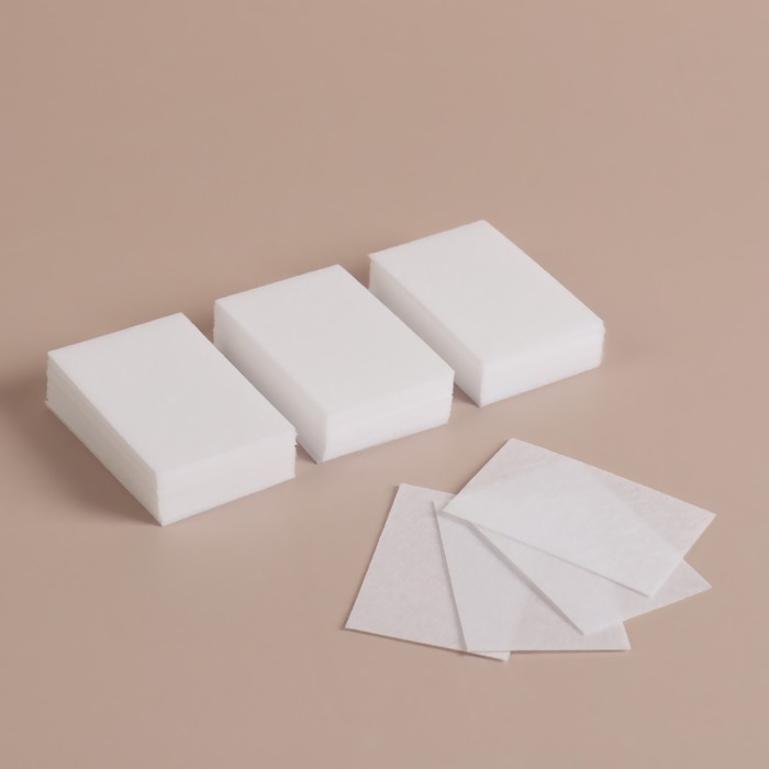 Салфетки для маникюра «Stay Beautiful», безворсовые, 100 шт, 6 × 4 см, в PVC - чехле 25684