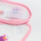 Нагрудник детский непромокаемый "Фламинго" (с помпошками) - фото 42867268