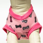 Толстовка с юбочкой "Косточки", размер XL (ДС 40, ОШ 40, ОГ 50 см), розовая - фото 6522937