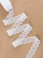 Кружево капроновое, 25 мм, 10±1 м, белое - Фото 2