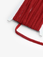 Тесьма декоративная «Шанель», 8 мм, 10±1 м, красная - Фото 2