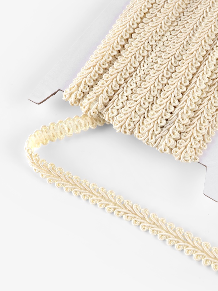 Тесьма декоративная «Шанель», 10 мм, 10±1 м, бежевая - Фото 1